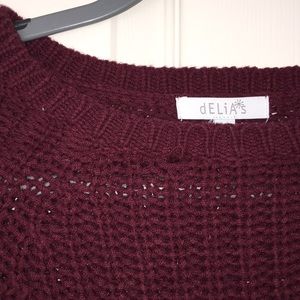 Cropped Delia*s Sweater